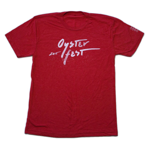 2015 OysterFest Red Shirt